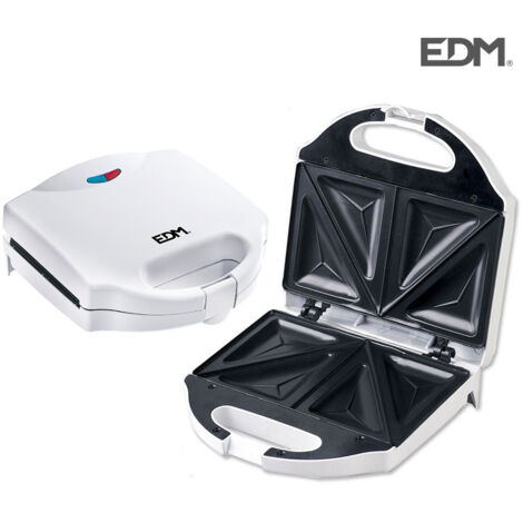 Doppel-Sandwichmaker 750w 22x22x9cm edm
