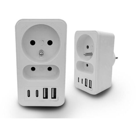 Doppel-Splitter 2xUSB + 2xUSB C