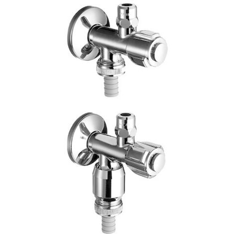 Doppelanschluss-Eckventil COMFORT RV, ASAG, 1/2Zoll, chrom