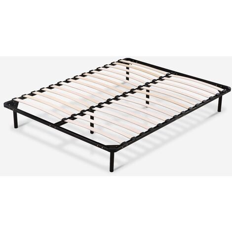 LLB LIVING LIFE BED Doppelbett 160x190cm Holzlattenrost Stahl Luzern Plus