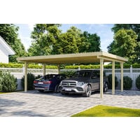 Doppelcarport Delta GRÜN ca. 600x500 cm