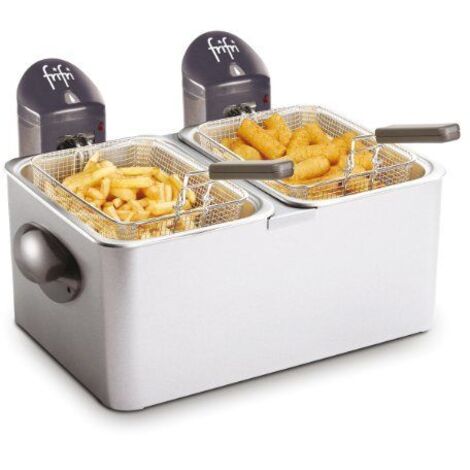 Doppelfritteuse 2x4,5l 2x3200w edelstahl - Frifri - fi.1998