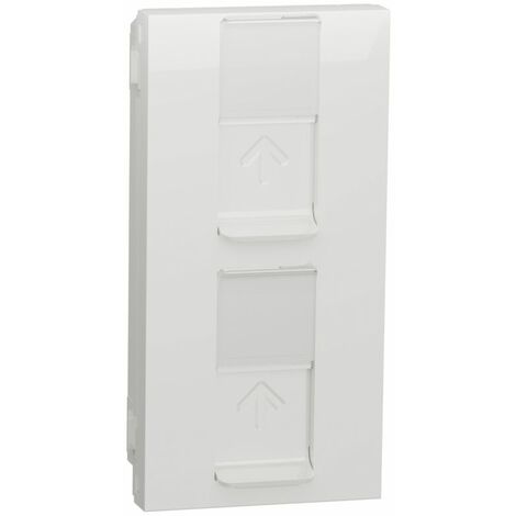 Doppelkappe RJ45 Keystone polar
