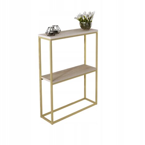 Doppelkonsole 60x20 Halle aus 15x15 Sonoma Golden Oak Profilen