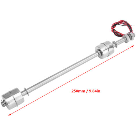 Doppelkugel-Schwimmerschalter aus Edelstahl für Wasserstandsregler (250 mm)