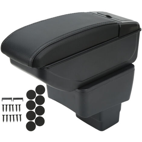 Doppellagige Armlehnenbox fürs Auto, Doppellagige Mittelkonsolenbox für die Handauflage, Langlebig, Wasserdicht, Einfach zu montieren, Hohe Festigkeit fürs Auto.