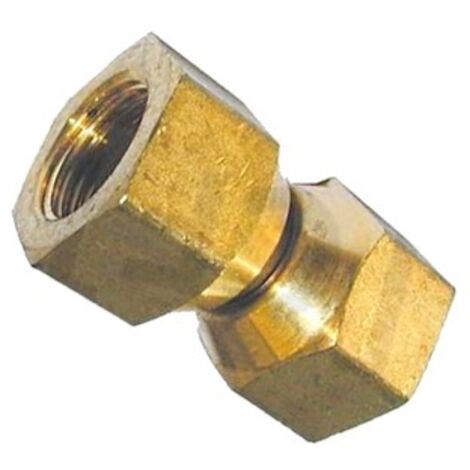 Doppelmutter aus Messing 1/2 Zoll (12mm)