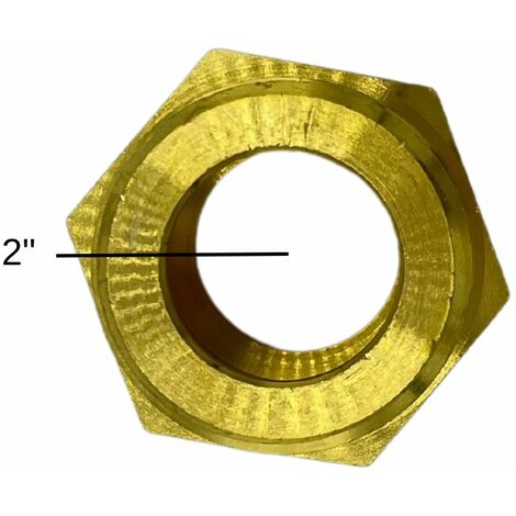 Doppelnippel 2" Messing flachdichtend Heizungstechnik Solar Solarzubehör