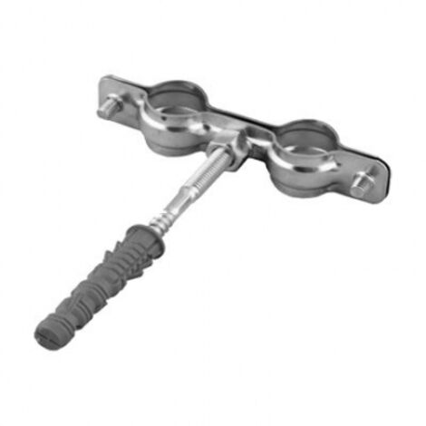 Doppelrohrschellenhalter 40-45 mm 5/4 Zoll