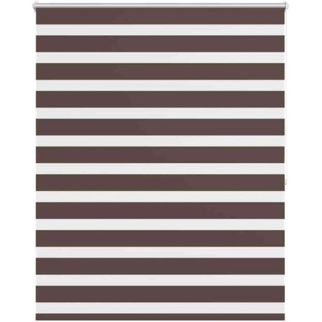 Doppelrollo 140 x 175 cm coffee vidaXL