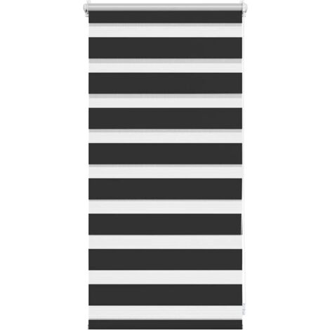 Doppelrollo 40 x 100 cm schwarz vidaXL