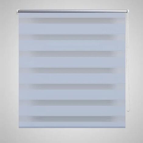 Doppelrollo Seitenzug 100 x 175 cm weiß - Weiß