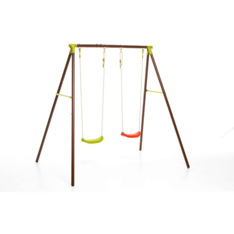 Doppelschaukel für Kinder 217x155x195 cm