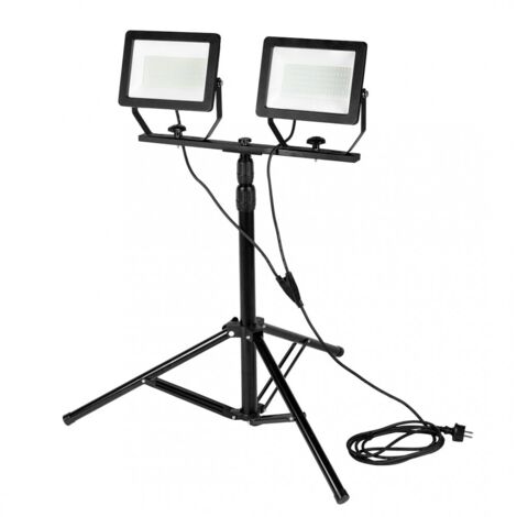 Doppelscheinwerfer 2X100W SMD LED 2 X 8500Lm auf 1,8M Stativ
