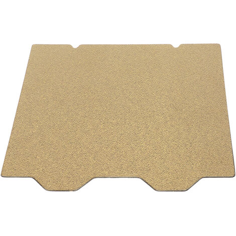 Doppelseitige magnetische Bauplatte (4,7 x 4,7 Zoll) für Vorn 0/V0.1 3D-Drucker, aus strukturiertem Kohlenstoffstahl, PET-kompatibel