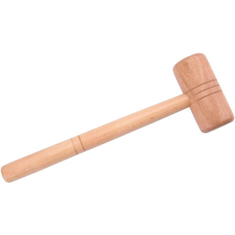Image of Doppelseitiger Holzhammer – Solider Mini-Hammer für Schmuckherstellung und Schneidarbeiten