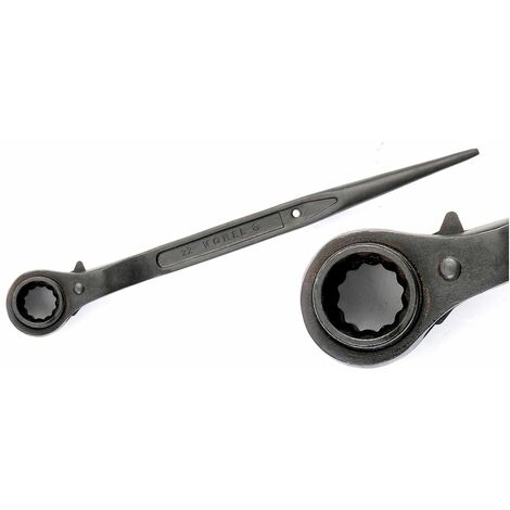 Doppelseitiger Ratschen-Steckschlüssel 17x19 mm. 52935 VOREL