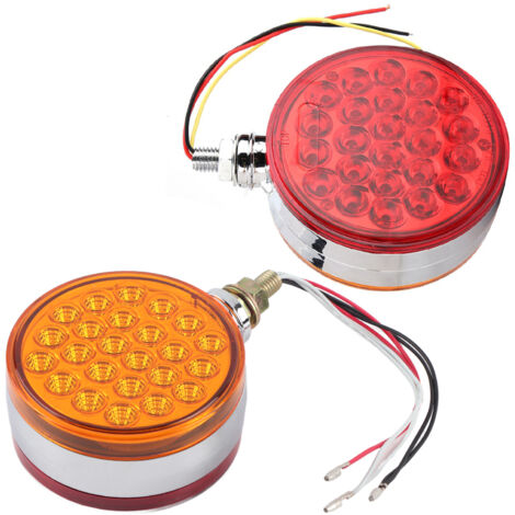 Doppelseitiger reflektierender Parkscheinwerfer – Einzelbolzenmontage, 48 LEDs