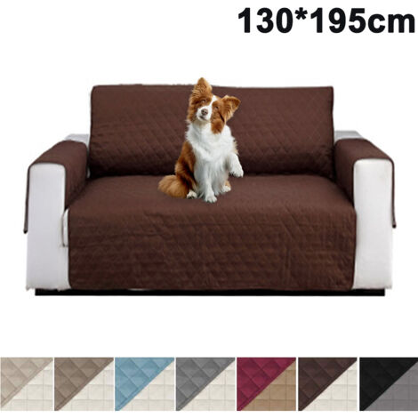 Doppelseitiger, wasserdichter Sofabezug mit Schaumstoffstreifen und elastischen Bändern. Geeignet für Haustiere, Kinder, Hunde und Katzen.