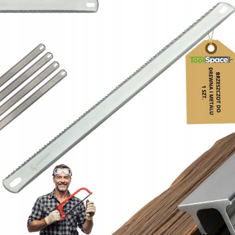 Doppelseitiges Sägeblatt für Metall und Holz, 300 mm, gehärtet