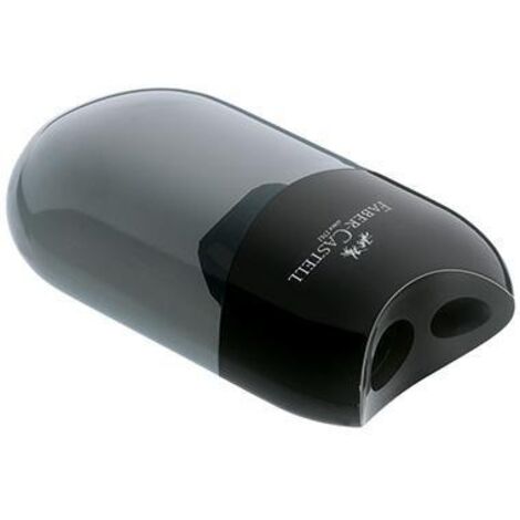 Doppelspitzdose 8 und 11mm oval Material des Spitzers: Kunststoff Material des Behälters: Kunststoff schwarz