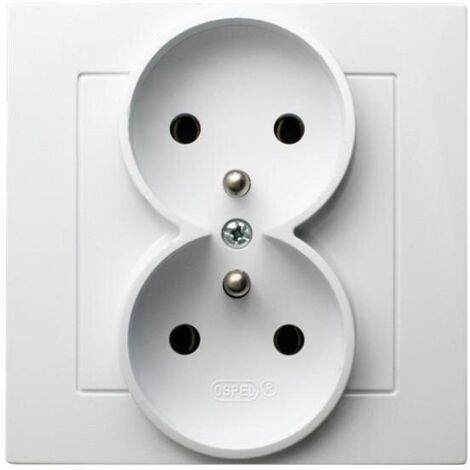 Doppelsteckdose mit Erdung