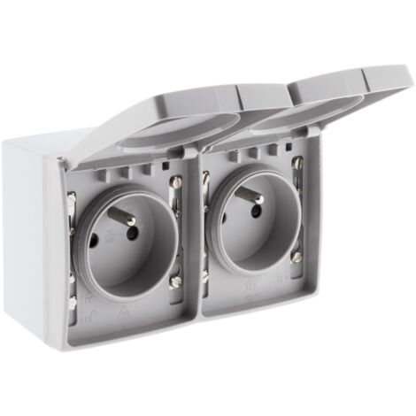 Doppelstecker 16A 2P+T wasserdicht IP55 Orok