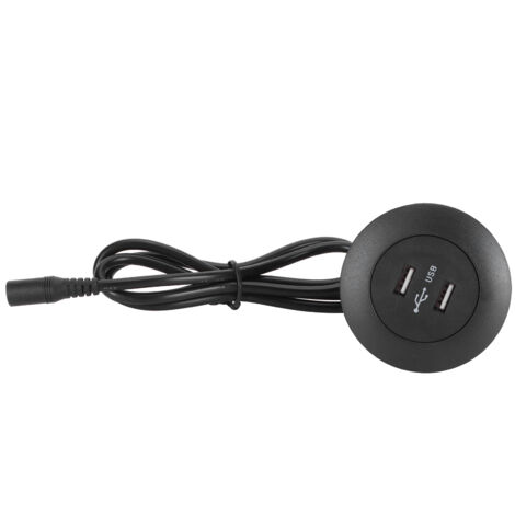 Doppelte USB 2.0-Buchse für elektrische Relaxsofas – 100–240 V EU-Netzteil, Schwarz