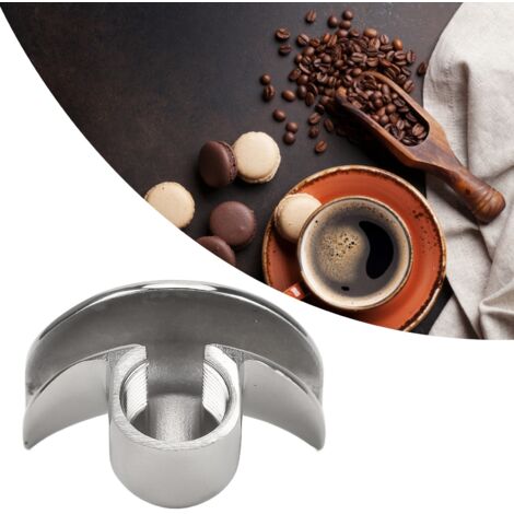 Doppelter Kaffeefilterhalter Entertainer aus Edelstahl 304 für halbautomatische Kaffeemaschinen