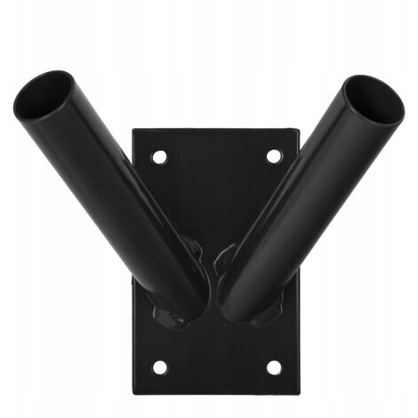 DOPPELTER SCHWARZER FLAGGENHALTER