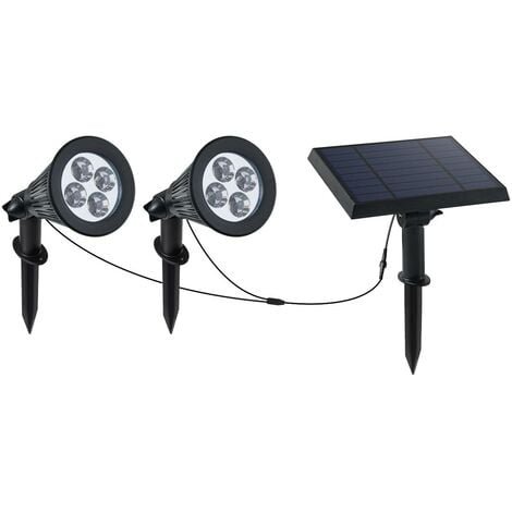 LUMI JARDIN Doppelter verbundener Solarspot 100LM FAMILY SPIKY