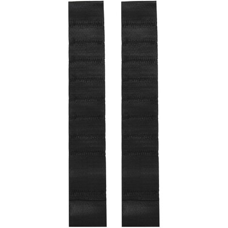 Doppeltes robustes, stark verstellbares Türbegrenzungs-Rückhalteband, perfekt für Wrangler, Schwarz, 2er-Pack (2).
