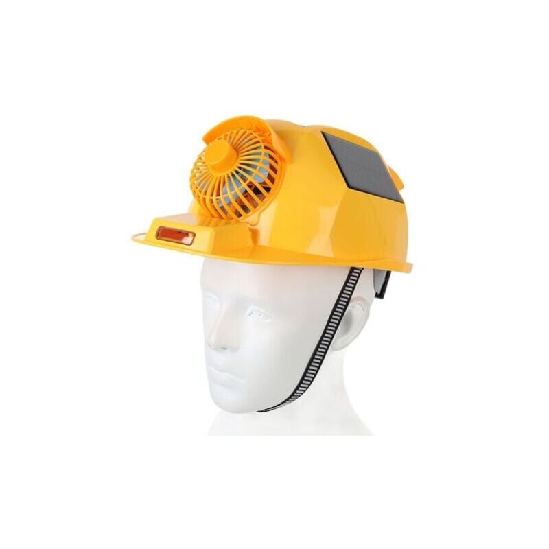 Image of Doppelventilatorhelm mit leichtem Solarschutzhelm für Bau und Heimwerker MUMU