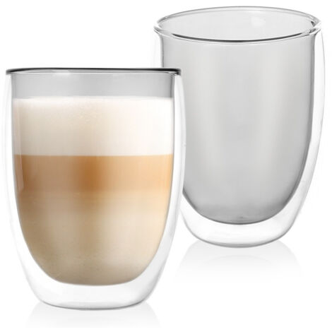 Doppelwandige Thermogläser für Latte Coffee DOUBLE 370 ml 2 Stk.