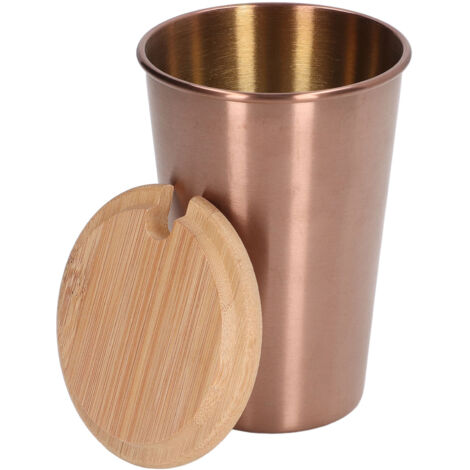 Doppelwandiger, isolierter Kaffeebecher aus farbigem Klarglas mit Henkel