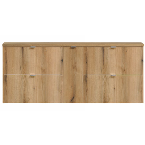 Doppelwaschtisch 140cm, Eiche, NEWPORT-56-OAK