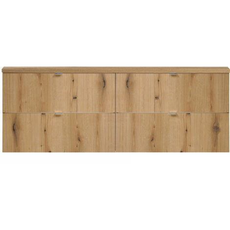 Doppelwaschtisch 160cm, Eiche, NEWPORT-56-OAK