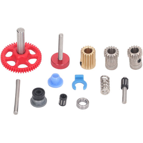 Doppelzahnradsatz für Voron 2.4 Extruder, Ersatzteil mit roter Riemenscheibe, kompatibel mit den Versionen 0.1 und 1.8