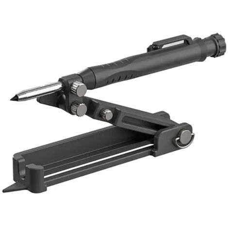 Doppelzwecklineal zum Zeichnen paralleler Linien, Multifunktionswerkzeug für die Holzbearbeitung, Messlehre