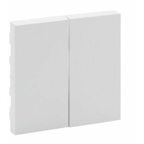 Doppia chiave Niloé Step per interruttore e interruttore bianco opaco LEGRAND 864105