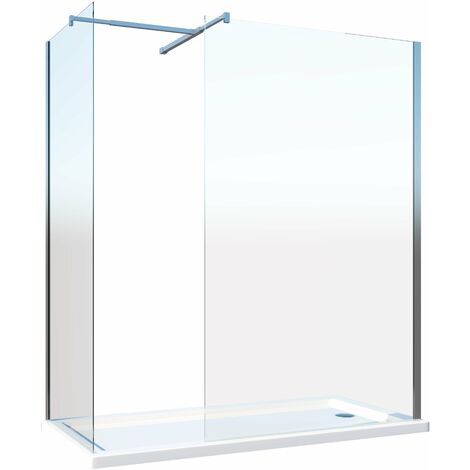 Walk-in Keep 70x100 cm box doccia angolare vetro temperato anticalcare  trasparente 10mm