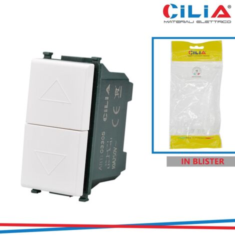 DOPPIA PULSANTE VMR PLN BIANCO CILIA