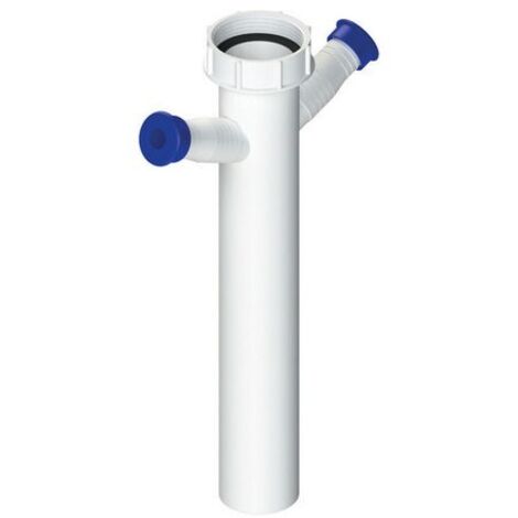 DOPPIO ATTACCO LAVASTOVIGLIE USCITA DN 40 1"1/2 250 mm