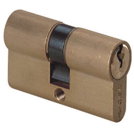 Cilindro Europeo CISA ASIX - Doppia Mappa 35/45 Mm In Ottone Nichelato - Antiscasso E Anti-trapano