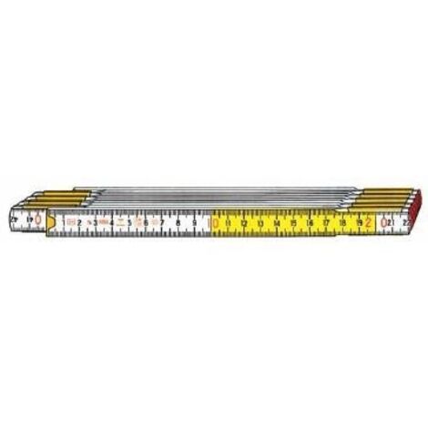 Doppio metro bianco/giallo "stabila" per lavoro