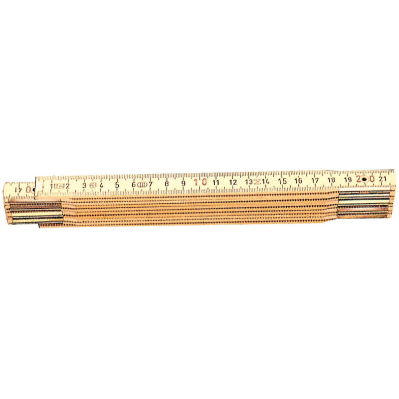 Image of Doppio metro in legno metri da carpentiere richiudibile 81780