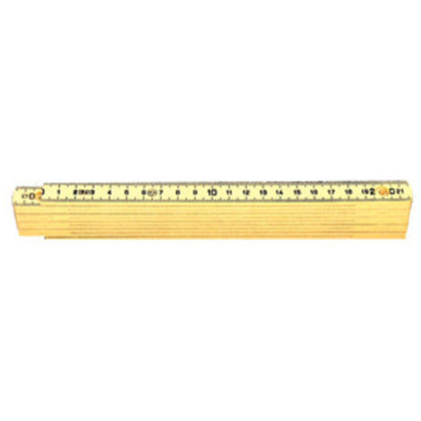 DOPPIO METRO IN PLASTICA GIALLO- 12,0 pz