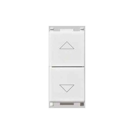 DOPPIO PULSANTE C/INTERBLOCCO 'PLANA' VIMAR 10Ax 250V - Col. Bianco - VIMAR