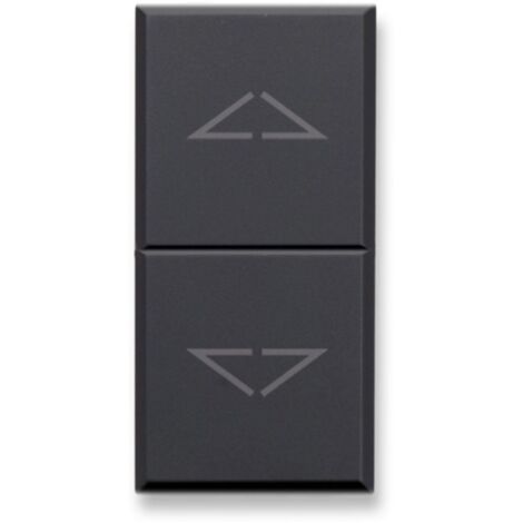 Doppio pulsante con frecce tekla s44grigio tekla 1p na+1p na 10a 250v 1 modulo ave 445056f