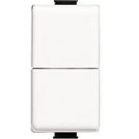 Doppio Pulsante Generico Easy 10A Bianco ( Elettrocanali Cod. Ecse8035 )